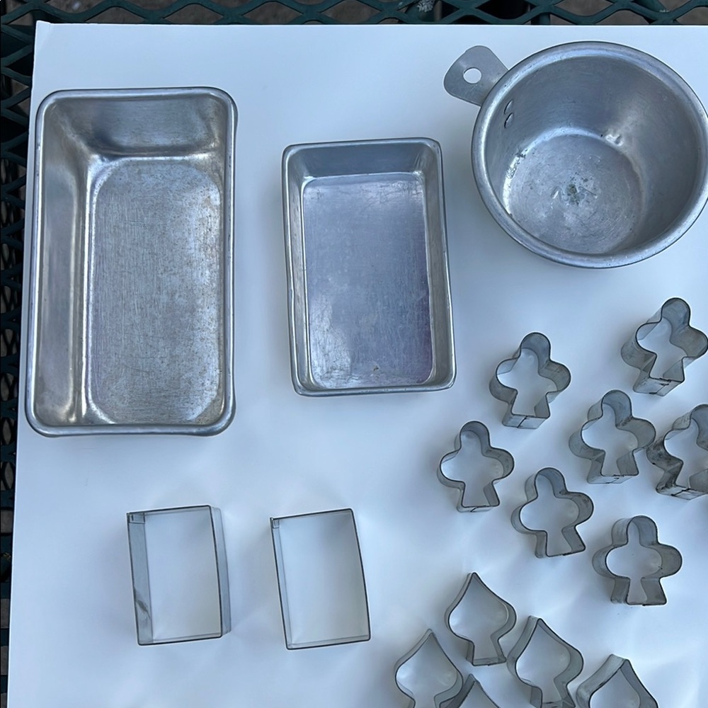 Source Unknown Silver Cookie Cutter Set - Picture 2 of 8